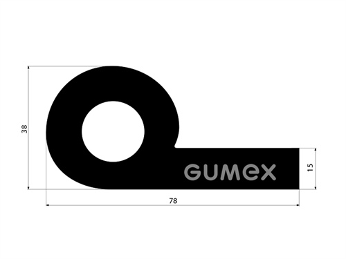 GUMMIPROFILE P-FORM - EPDM